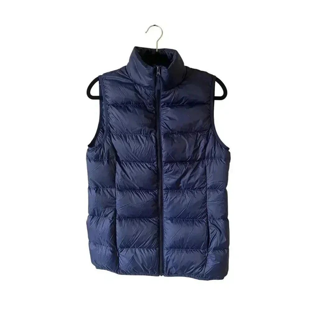 Dip Women’s Navy Blue Puffer Vest Size M